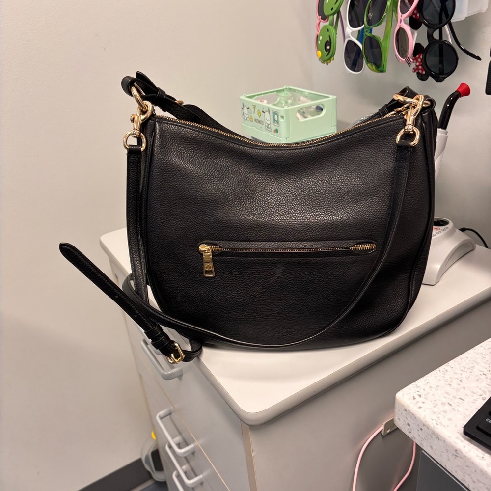 Coach Black Hobo Bag with Gold Hardware - Picture 6 of 6
